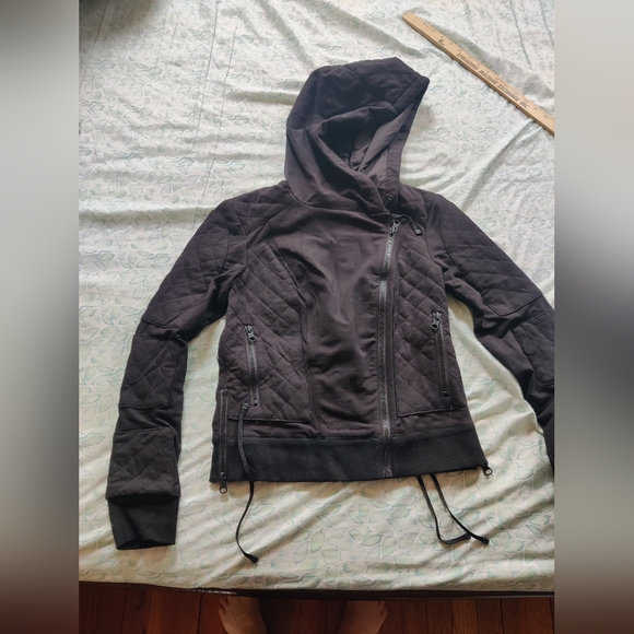 Blanc noir cotton lacing jacket - Picture 1 of 9